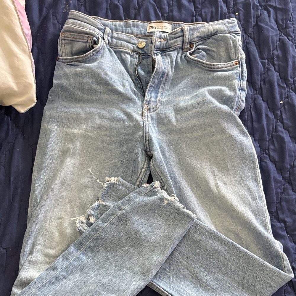 Zara Light Blue Women Jeans
